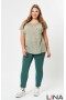 Блуза "Лина" 41110 (Зеленый)