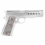 Страйкбольный пистолет (WE) COLT 1911 HEX CUT Gen.2 GBB (Silver)